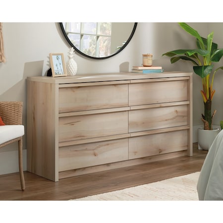 Sauder Harvey Park Dresser Pacific Maple A2 , Safety tested for stability to help reduce tip-over accidents 433257